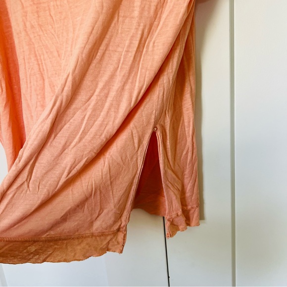 Free People We the Free Under the Sun Linen T-Shirt Size Small - Picture 8 of 10